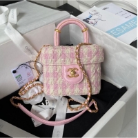 Top Grade CHANEL SMALL VANITY CASE AS3973 Pink