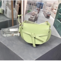 Most Popular Loewe small Crossbody Bags Original Leather 55662 light green