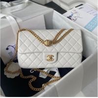 Grade Quality Chanel SMALL FLAP BAG AS4064 white