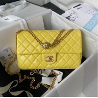 Reasonable Price Chanel SMALL FLAP BAG AS4064 yellow