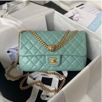 Top Quality Chanel SMALL FLAP BAG AS4064 sky blue