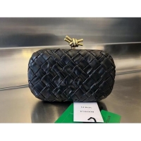 Promotional Discount Bottega Veneta Knot Clutch Bag A717622 black