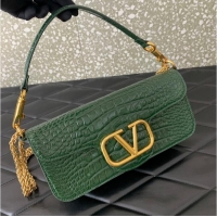 Reasonable Price VALENTINO GARAVANI Loco Calf leather bag 2A0K30 Green