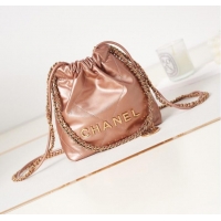 Trendy Design CHANEL 22 MINI HANDBAG AS3980 Copper