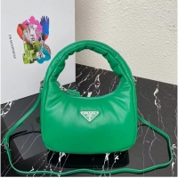 Well Crafted Prada Soft padded nappa leather mini-bag 1BA384 green