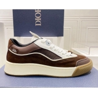 Charming LuxuryDior B713 Cactus Jack Sneakers in Leather and Mesh Brown/White 100976