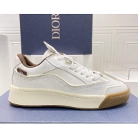 Sumptuous Dior B713 Cactus Jack Sneakers in Leather and Mesh White 2100978