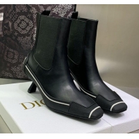 Good Looking Dior D-Motion Heeled Ankle Boot Black 1012065