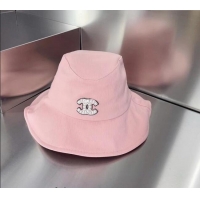 Good Taste Chanel Canvas Bucket Hat 051201 Pink 2023