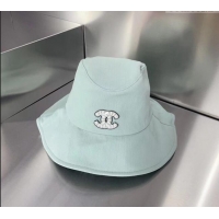 Low Cost Chanel Canvas Bucket Hat 051201 Green 2023