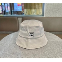  Unique Discount Chanel CC Patch Bucket Hat 0512 White 2023