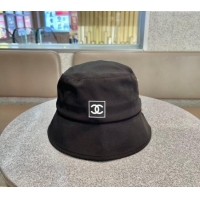 Well Crafted Chanel CC Patch Bucket Hat 0512 Black 2023