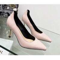 Pretty Style Dior D-Fame Calfskin Pumps 8cm Light Pink 2120210