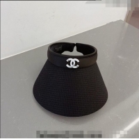 Cheapest Chanel Visor Hat 051207 Black 2023