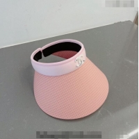 Well Crafted Chanel Visor Hat 051207 Pink 2023