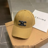 Most Popular Celine Canvas Baseball Hat 051206 Apricot 2023