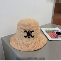 Reasonable Price Celine Triomphe Raffia Straw Bucket Hat 0512 2023