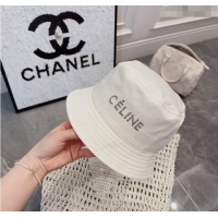 Most Popular Celine Bucket Hat 051214 White 2023