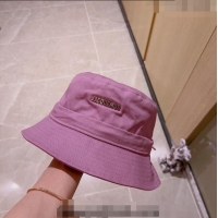 Grade Quality Jacquemus Canvas Bucket Hat 0512 Purple 2023