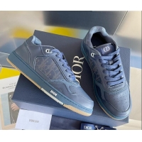 Top Grade Dior B27 Low-Top Sneakers in Calfskin Navy Blue 122674