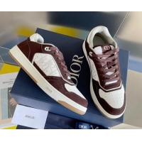 Unique Style Dior B27 Low-Top Sneakers in Calfskin and Suede White/Brown 2122679