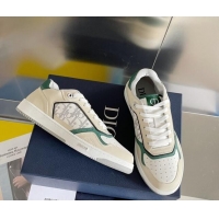 Purchase Dior B27 Low-Top Sneakers in Calfskin Light Beige/White/Green 2122682