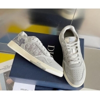 Good Looking Dior B27 Low-Top Sneakers in Calfskin Grey 122684