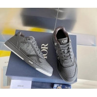 Luxury Dior B27 Low-Top Sneakers in Calfskin Black 122689