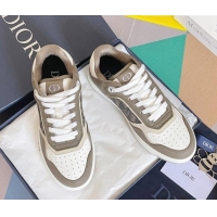 Best Grade Dior B27 Low-Top Sneakers in Calfskin and Green/White 122694