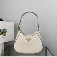 Reasonable Price Prada Leather shoulder bag 1BC179 white