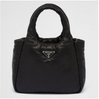 Top Quality Prada Medium padded Soft nappa leather bag 1BG413 black