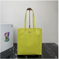 Good Quality Prada Small antique nappa leather tote 1BG459 yellow