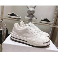 Classic Hot Dior Fall Low-top Sneakers in Calf Leather White 1226118