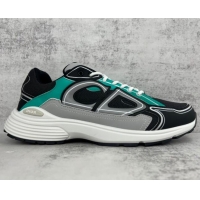 Good Product Dior B30 Sneakers in Mesh and Technical Fabric Green/Black/Grey 122932