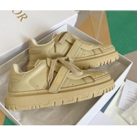 Duplicate Dior DIOR-ID Sneakers in Calfskin Leather Beige 2122946