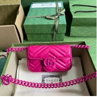 Good Product Gucci GG Marmont belt bag 699757 plum