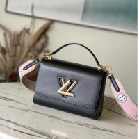 New Design Louis Vuitton Epi Leather Twist PM M22515 Black