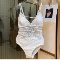 ​Famous Brand Valentino Lace Swimwear 0510 White 2023