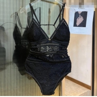 ​Grade Quality Valentino Lace Swimwear 0510 Black 2023