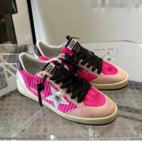 Promotional Golden Goose GGDB Ball Star Sneaker in 0811 Pink Fabric 2023