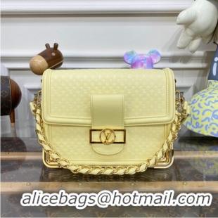 Hot Sell Cheap Louis vuitton Monogram Empreinte Dauphine MM M22276 Yellow