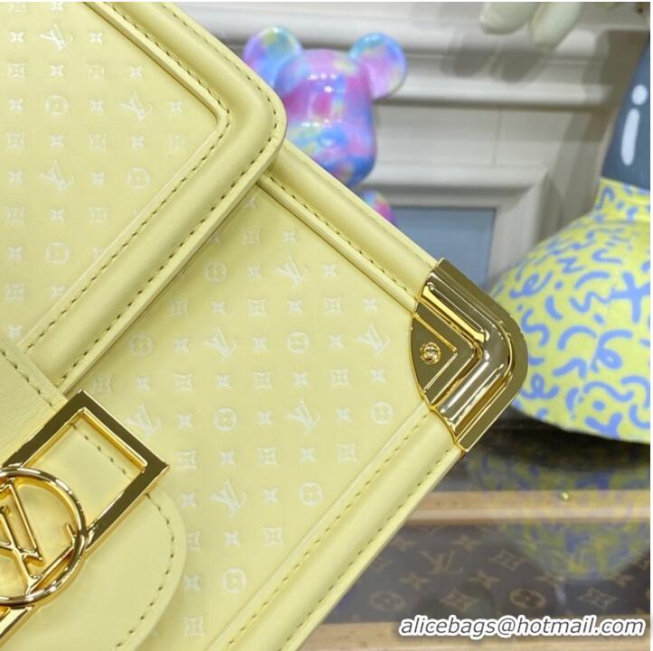 Hot Sell Cheap Louis vuitton Monogram Empreinte Dauphine MM M22276 Yellow