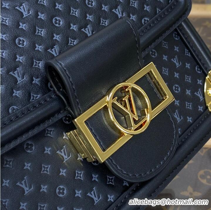 Louis Vuitton Monogram Empreinte Dauphine PM M22597 black