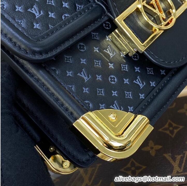 Louis Vuitton Monogram Empreinte Dauphine PM M22597 black