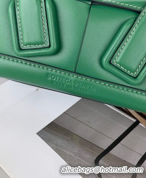 Good Product Bottega Veneta Mini Arco Tote Bag in intreccio Smooth Calfskin 600606 Green 2023