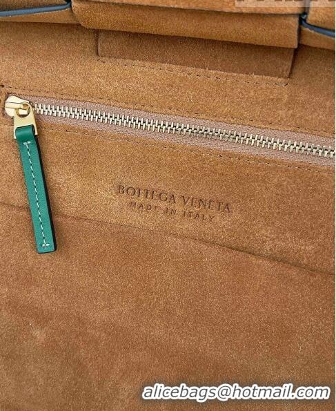 Good Taste Bottega Veneta Samll Arco Tote Bag in intreccio Smooth Calfskin 575943 Green 2023