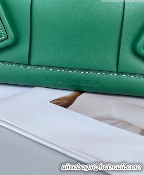 Good Taste Bottega Veneta Samll Arco Tote Bag in intreccio Smooth Calfskin 575943 Green 2023