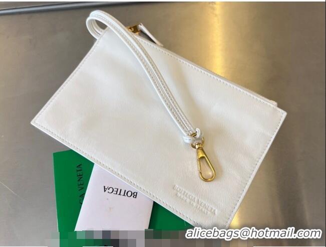 New Design Bottega Veneta Mini Arco Tote Bag in Foulard Intreccio Leather 729042 White 2023