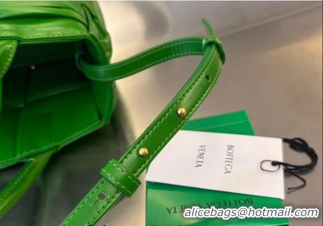 Good Quality Bottega Veneta Mini Arco Tote Bag in Foulard Intreccio Leather 729042 Green 2023