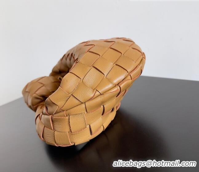 Super Quality Bottega Veneta Candy Jodie Bag in Intreccio Leather 730828 Brown 2023